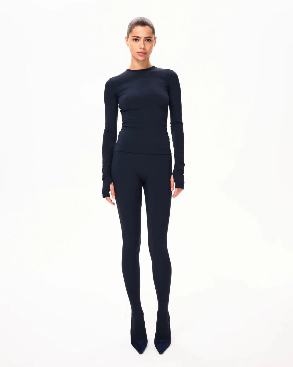 Footed Legging | Midnight